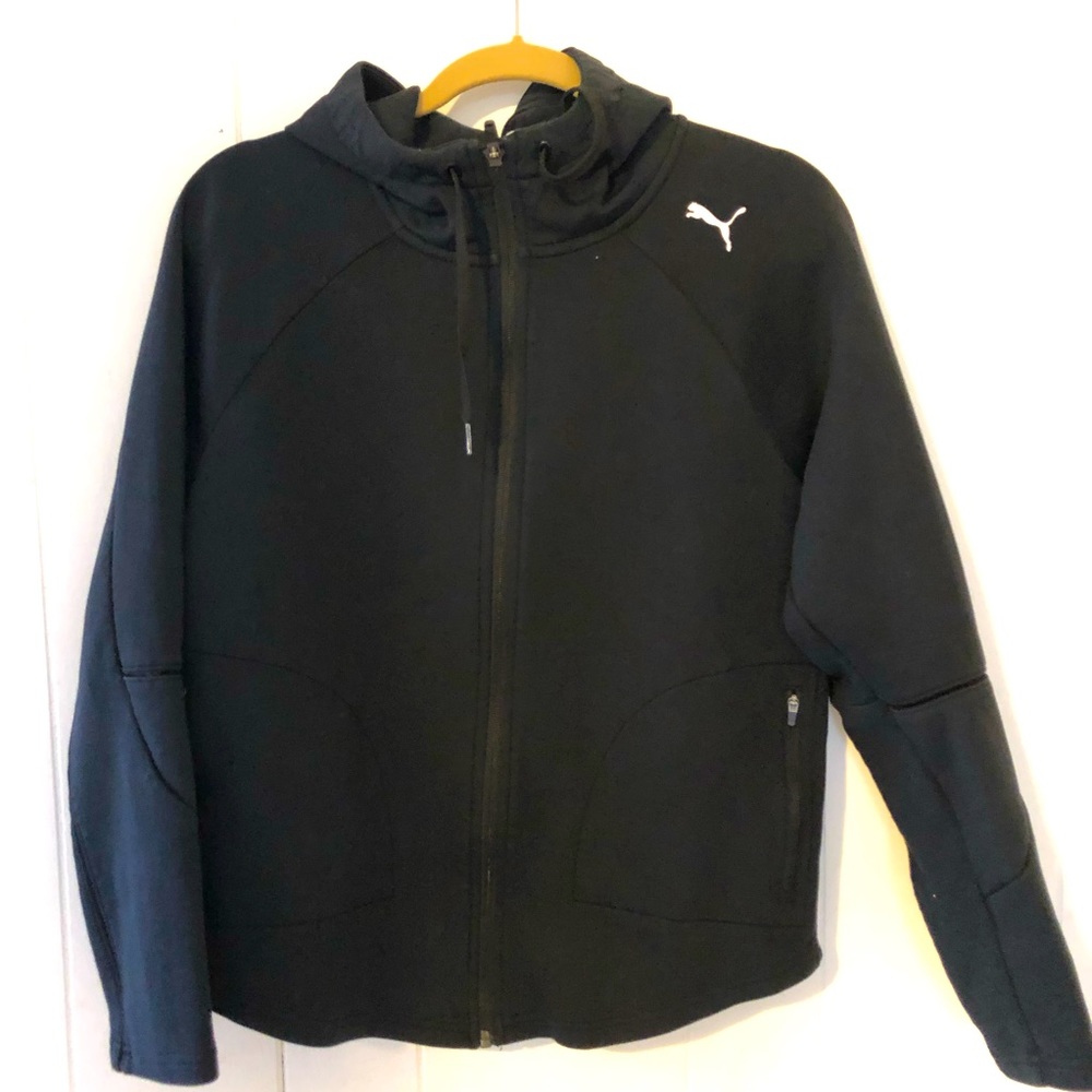 Puma black hoodie / sweatshirt